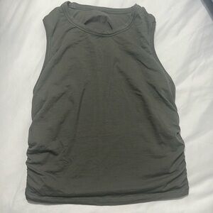 Lululemon Women's olive green crop top